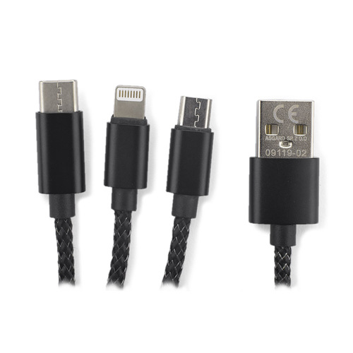 Kabel USB 3 w 1 LUX