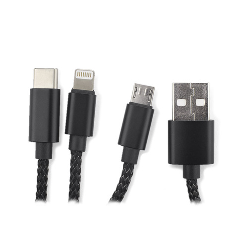 Kabel USB 3 w 1 LUX